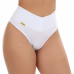 Kit 5 Calcinhas Cós Alto Modelador, Fio Duplo Sem Estampas, Luna