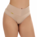 Kit 5 Calcinhas Cós Alto Modelador, Fio Duplo Sem Estampas, Luna