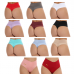 Kit 5 Calcinhas Cós Alto Modelador, Fio Duplo Sem Estampas, Luna