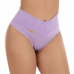 Kit 5 Calcinhas Cós Alto Modelador, Fio Duplo Sem Estampas, Luna