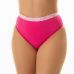 kit 3 Calcinhas Tanga Com Detalhe No Elástico Cós Alto , Mari .