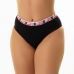 kit 3 Calcinhas Tanga Com Detalhe No Elástico Cós Alto , Mari .