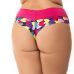 Kit 5 Calcinhas Plus Size Cós Alto Plus Fio Dental Duplo, Verônica.
