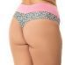 Kit 5 Calcinhas Plus Size Cós Alto Plus Fio Dental Duplo, Verônica.