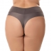 Kit 150 Calcinhas Plus Size Poliamida Modeladora Cós Alto Fio Duplo, Vanussa .