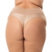 Kit 150 Calcinhas Plus Size Poliamida Modeladora Cós Alto Fio Duplo, Vanussa .