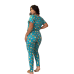 Pijama Feminino Adulto Longo e com Manga Curta Conforto para Todas as Estações, Rafaela!