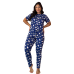 Pijama Feminino Adulto Longo e com Manga Curta Conforto para Todas as Estações, Rafaela!
