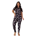 Pijama Feminino Adulto Longo e com Manga Curta Conforto para Todas as Estações, Rafaela!
